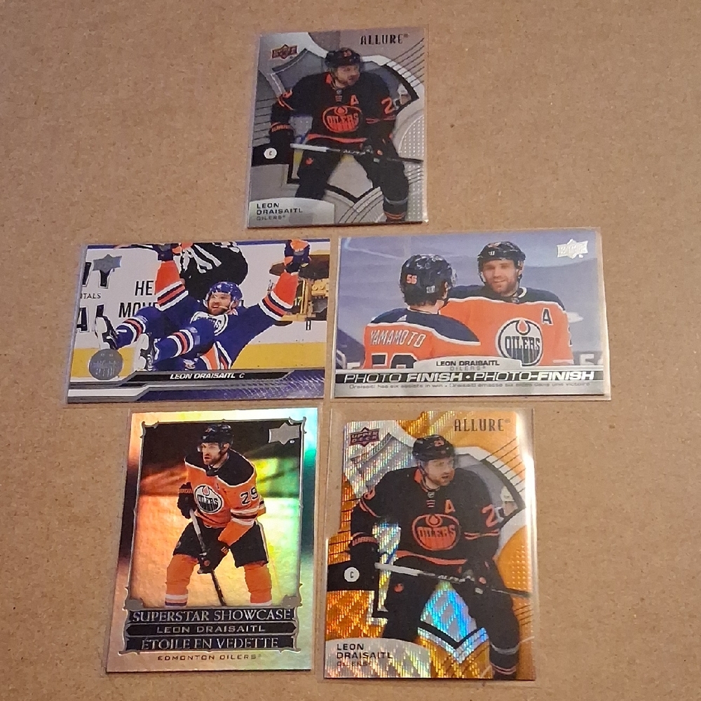 Allure Leon Draisaitl Hockey Card - Orange